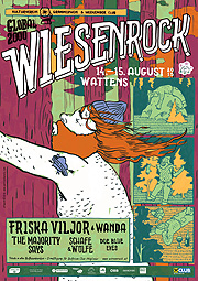Wanda rockte das GLOBAL 2000 Wiesenrock Festival - 2000 Besucher beim grünsten Festival Tirols am 14.+15.08.2015